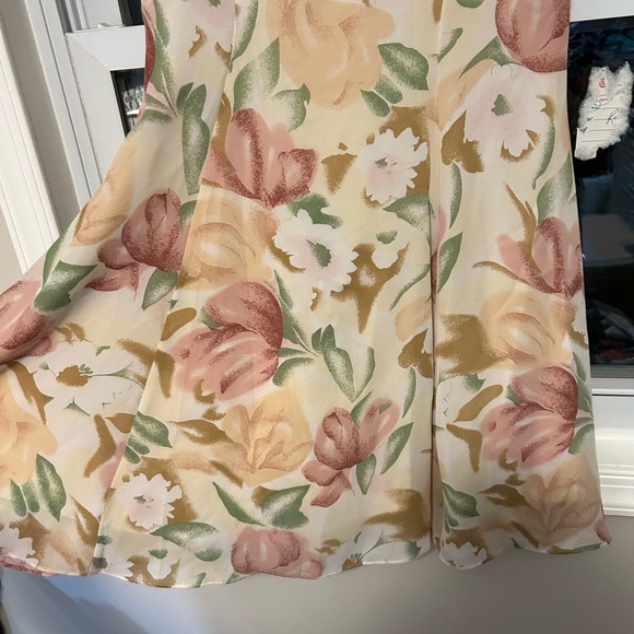 Vintage Mini Floral Hampton Nights 90s Party Dress Size 8 - Picture 2 of 4